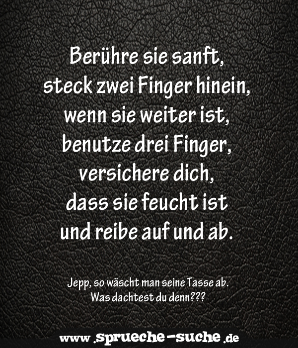 Berühre sie sanft SprücheSuche