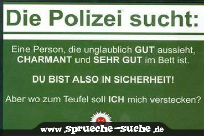 Die polizei sucht