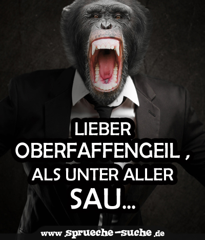 Lieber oberfafengeil , als unter aller Sau...