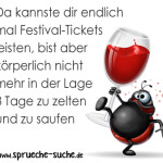 Da kannste dir endlich mal Festival-Tickets leisten, bist aber körperlich nicht mehr in der Lage 3 Tage zu zelten und zu saufen