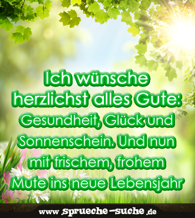 Geburtstagsspruch Herzlichst Alles Gute Spruche Suche