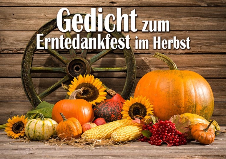 Gedicht zum Erntedankfest im Herbst SprücheSuche