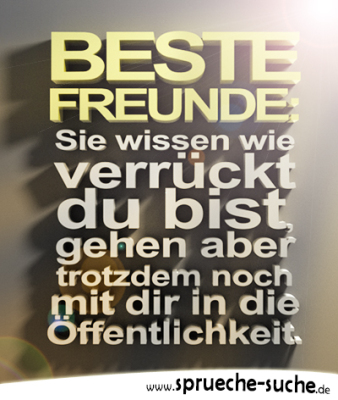 Beste Freunde Spruch