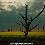 Spruch - Alles ist endlich - wie doch die Zeit vergeht