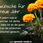 Ich wünsche für das neue Jahr einfach jedem was er verdient hat. Ich denke damit habe ich an die guten und an die schlechten Menschen gedacht.