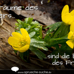 Die Träume des Winters sind die Blumen des Frühlings.