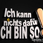 Cooler Spruch mit 3d-Text