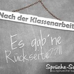 Tafeln mit coolen Schulspruch