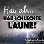 Spruchbild: Gewitter