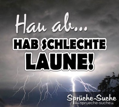 Spruchbild: Gewitter