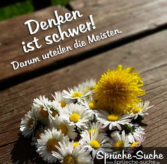 Sprüche zum Nachdenken Die schönsten Sprüche & Spruchbilder