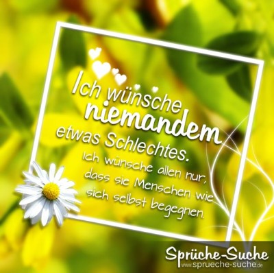 Schönes farbenfrohes Spruchbild über Menschen