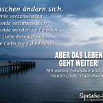 Steg am Chiemsee mit Spruch