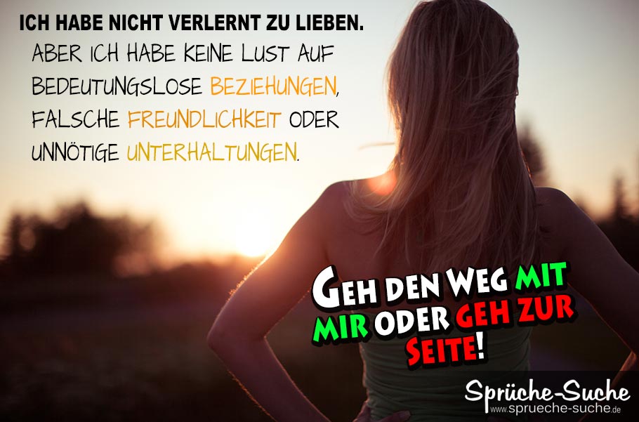 Spruch für falsche liebe