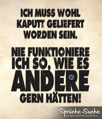 Gesellschaftskritischer Spruch