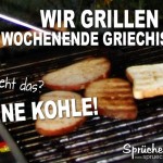 Brot rösten auf Holzkohlegrill