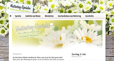 Viele schöne Sprüche für Mütter zum Muttertag