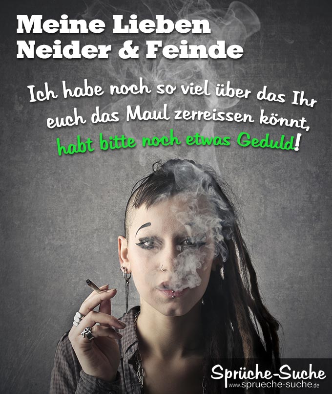 Coole Sprüche über Feinde Neider