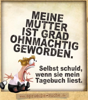 Das Tagebuch Gelesen Lustige Sprüche