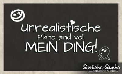 Cooler Spruch auf Tafel geschrieben mit Symbolen