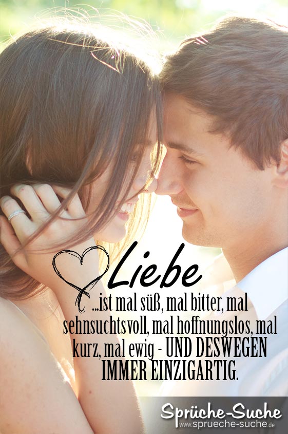 Spruche Liebe Ist Einzigartig Spruche Suche