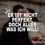 Liebespaar mit Macken