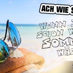 Sonnenbrille, Sonnenhut, Strand - SOMMER!