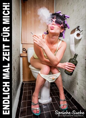 Ohne Stress zum Glück - Entspannung auf Toilette