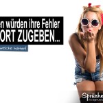 Hübsche Frau mit Sonnenbrille als lustiges Spruchbild