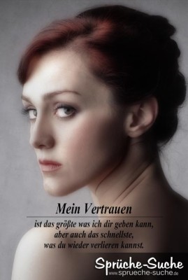 Eine Frau braucht Vertrauen