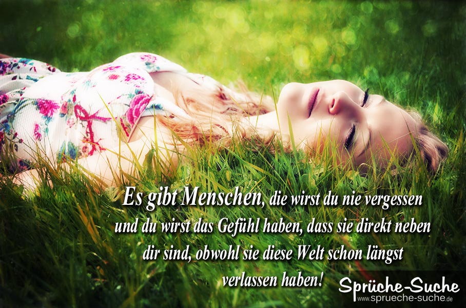 Trauer Sprüche Menschen nie vergessen SprücheSuche