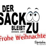 Schlechte nachrichten für Weihnachten als lustige Spruchkarte