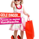 Kind mit Sonnenbrille und schönen Schuhen als cooles Spruchbild