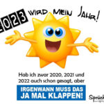 silvester Spruch 2023 wird mein Jahr