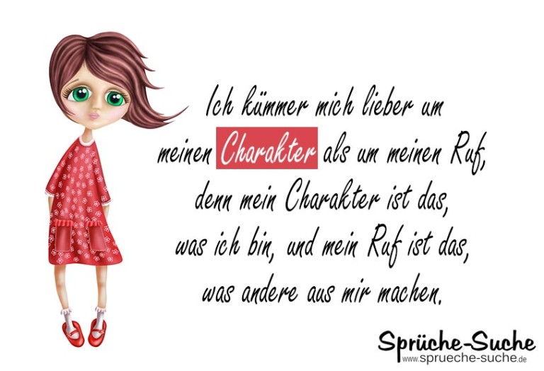 Charakter & Ruf Sprüche zum Nachdenken