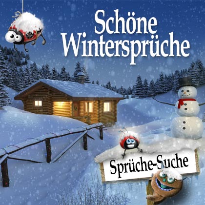 Die schönsten Wintersprüche