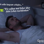 Schlafstörungen durch Stress und Gedanken