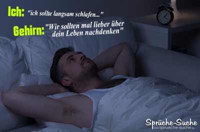 Schlafstörungen durch Stress und Gedanken