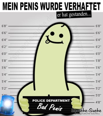 Lustiger Spruch als Witz über den Penis