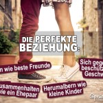 Die perfekte Beziehung Spruchbild