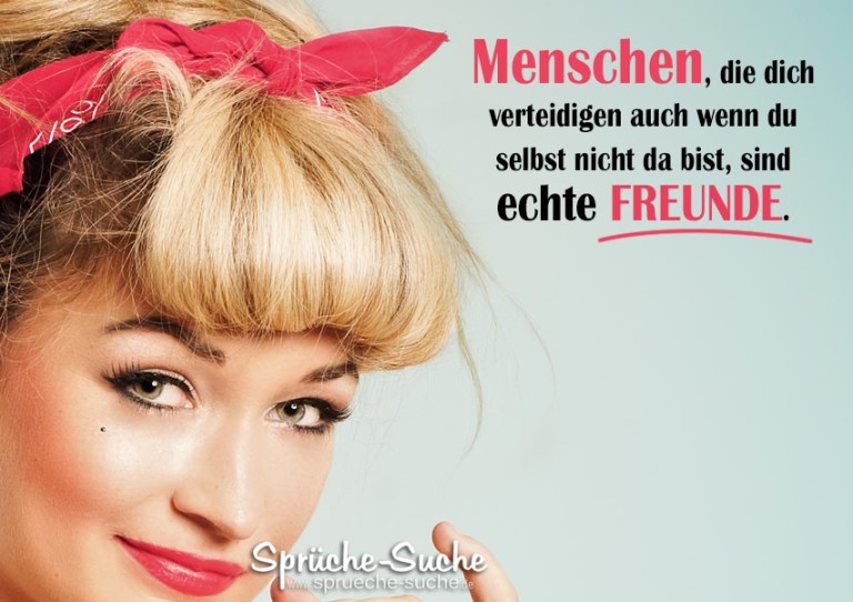 Echte Freunde Die schönsten Freundschaftssprüche!