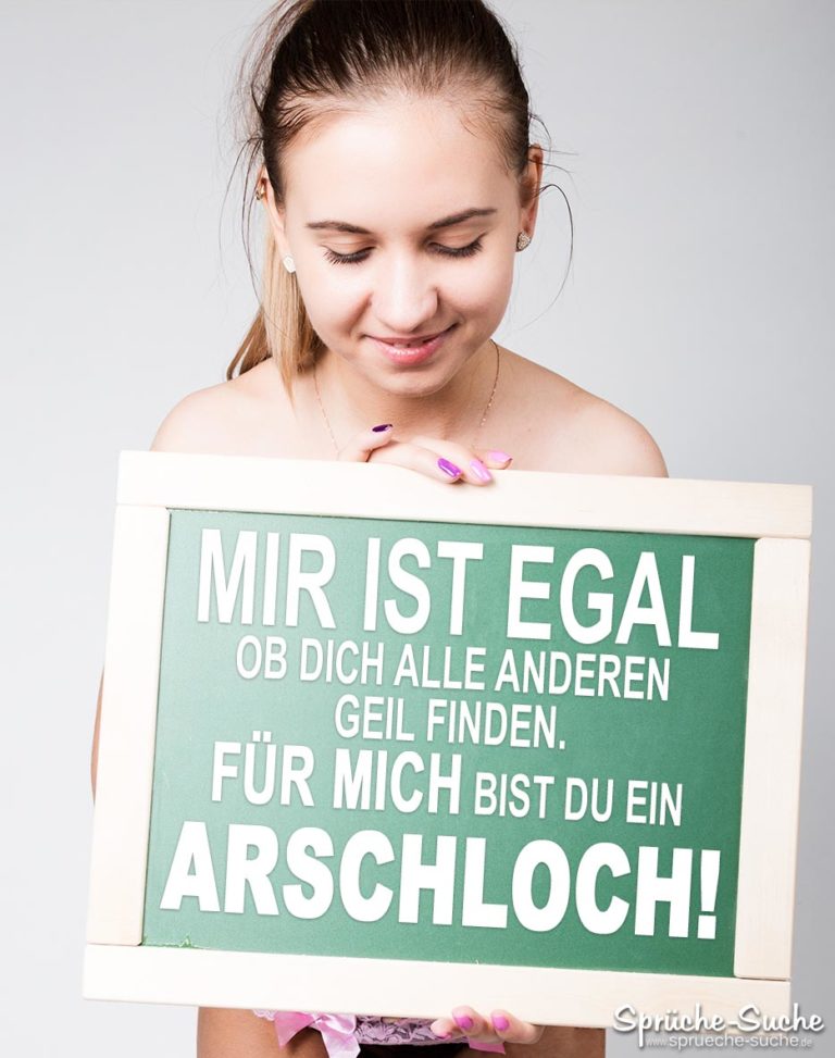 DU BIST EIN ARSCHLOCH Trennung & Fremdgehen Sprüche