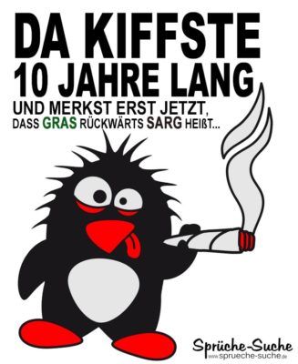 Kiffen lustig Gras Spruch