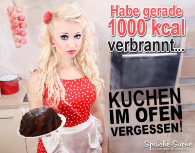 Ganz schnell viele KALORIEN VERENNEN - Kuchen im Ofen vergessen...