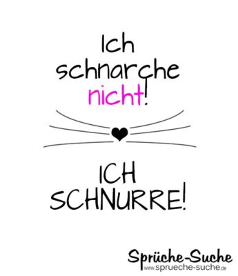 Schnarchen Spruch Schnurren