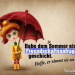 Sommer Sprüche - Freundschaftsanfrage