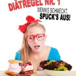 Diät Regel - Lustiger Spruch abnehmen