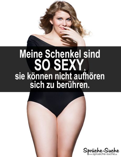 Dicke Beine Sprüche Lustig