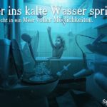 Bad unter Wasser als Spruchbild