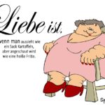 Liebe ist - Sack Kartoffeln heiße Fritte